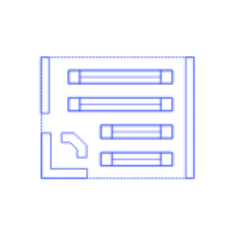 Layouts Retail Stores Outline Icon Svg Set, Free Vectors File